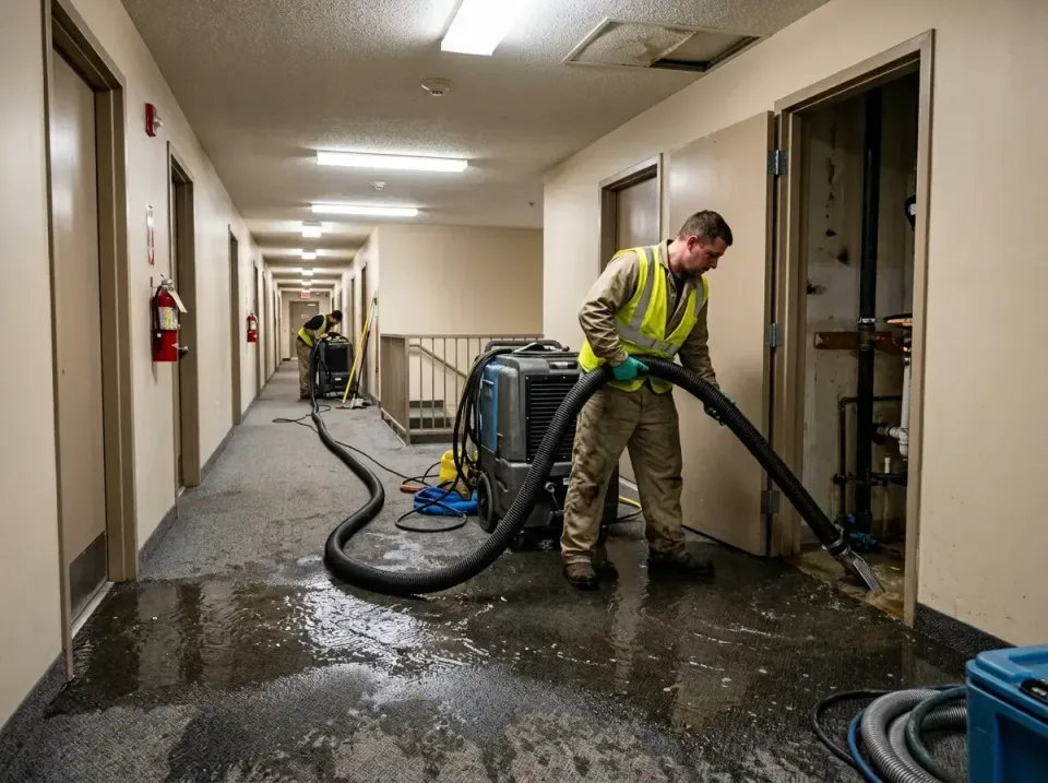 multi-unit-apartment-hallway-f-005 — frequently asked questions, Emergency Burst Pipe Water Extraction & Removal in Roslyn H…